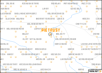 map of Pietrusy