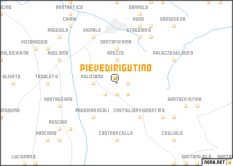 map of Pieve di Rigutino