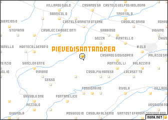 map of Pieve di SantʼAndrea