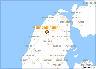 map of Pigadhisánoi