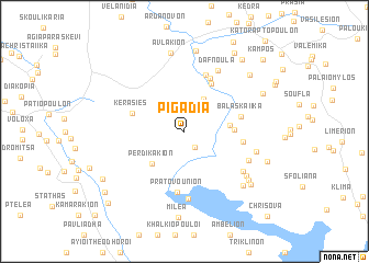 map of Pigádia