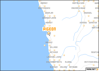 map of Pigeon