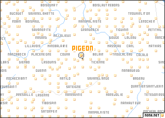 map of Pigeon