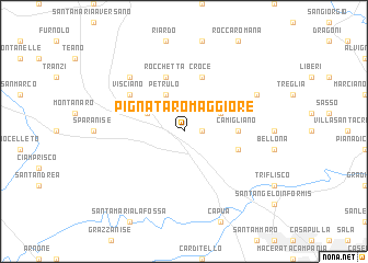 map of Pignataro Maggiore