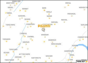 map of Pigŭm-ni