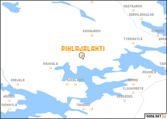 map of Pihlajalahti