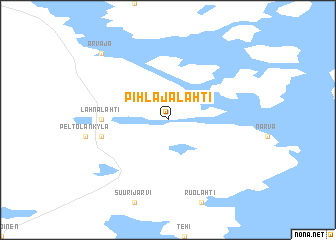 map of Pihlajalahti