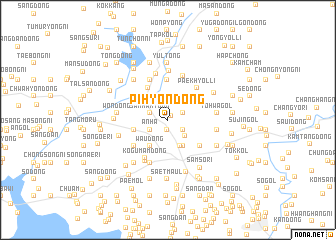 map of Pihyŏn-dong