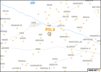 map of Piilu