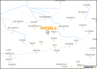 map of Piirsalu