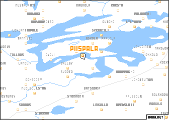 map of Piispala