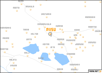 map of Piisu