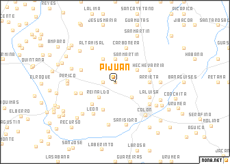 map of Pijuán