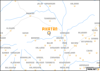 map of Pikatan