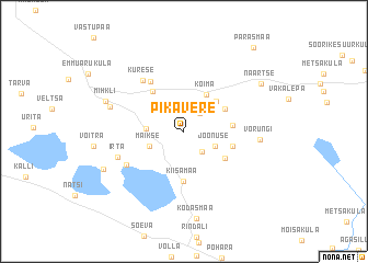 map of Pikavere