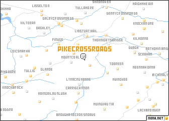 map of Pike Cross Roads