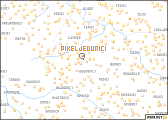 map of Pikelje Ðurići