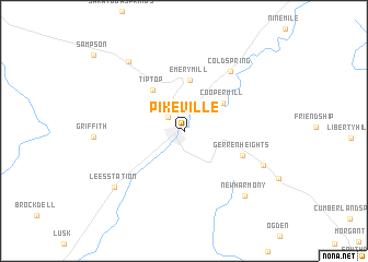 map of Pikeville