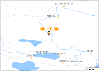 map of Pikhtovka