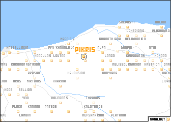 map of Píkris