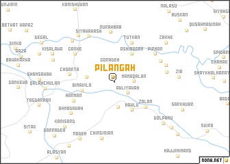 map of Pilangah