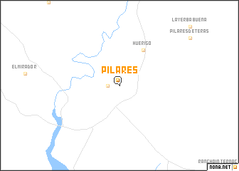 map of Pilares