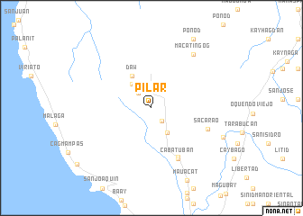 map of Pilar