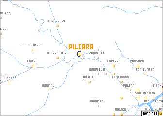 map of Pilcara