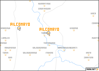 map of Pilcomayo