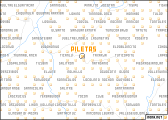 map of Piletas