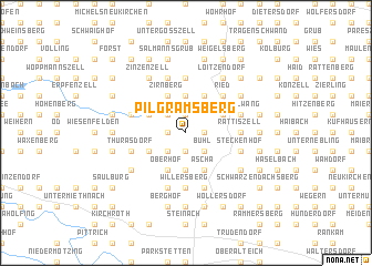 map of Pilgramsberg