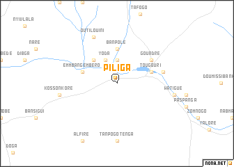 map of Piliga