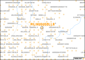 map of Pilihudugolla