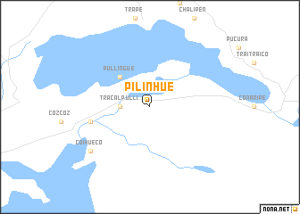map of Pilinhue