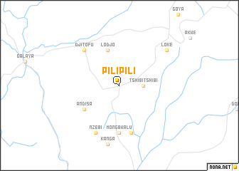 map of Pilipili