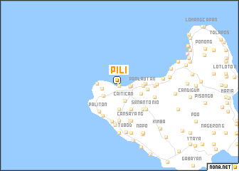map of Pili