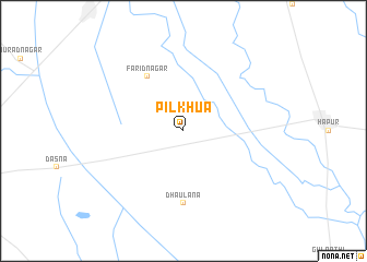 map of Pilkhua