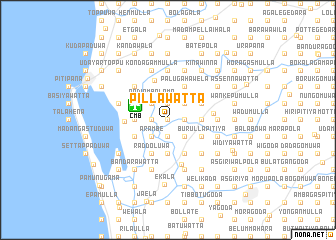 map of Pillawatta