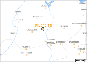 map of Piloncito