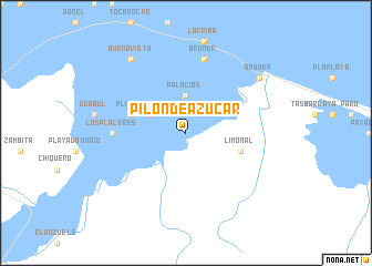 map of Pilón de Azúcar