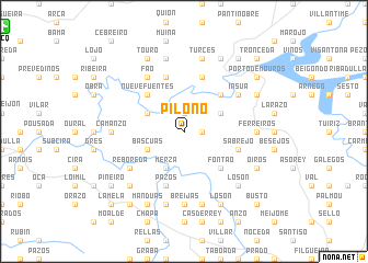 map of Piloño