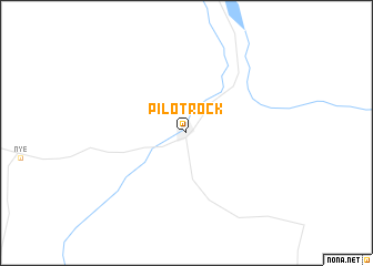 map of Pilot Rock