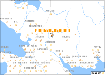 map of Pinagbalasianan