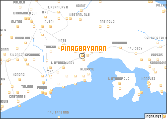 map of Pinagbayanan