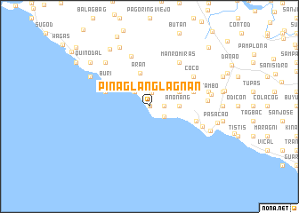 map of Pinaglanglagnan