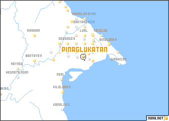 map of Pinaglukatan