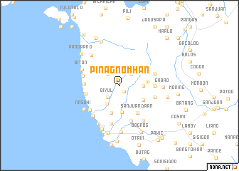 map of Pinagnomhan