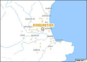 map of Pinagpatian