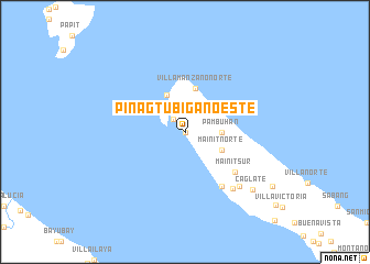 map of Pinagtubigan Oeste