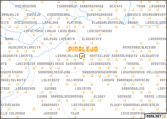 map of Pinalejo